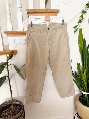 Gap Men's Khaki Beige Relaxed Fit Straight Chino Pants Size 31x32